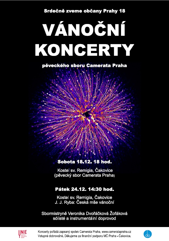Vánoční koncerty pěveckého sboru Camerata Praha