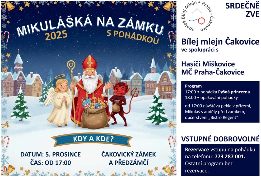 Mikulášská na zámku