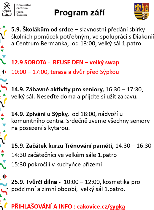 program září program září