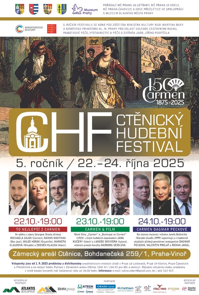 Ctěnický hudební festival - TO NEJLEPŠÍ Z CARMEN