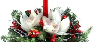 Tvůrčí dílna  - vánoční svícen z živých květů - 17.12. od 10:00